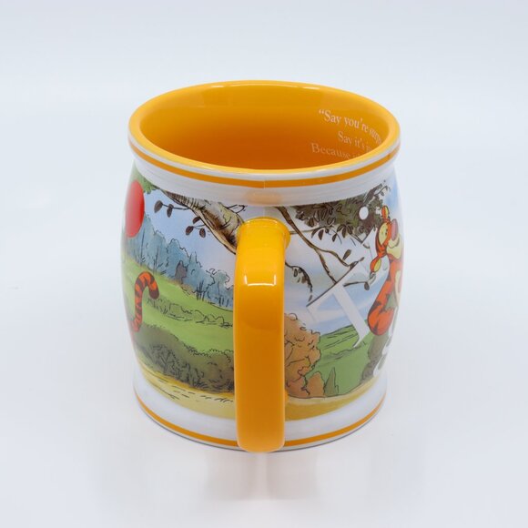 Disney Store Tigger Say You're Surprised? Say You Like It? Red Balloon Mug 16 oz - Picture 4 of 5